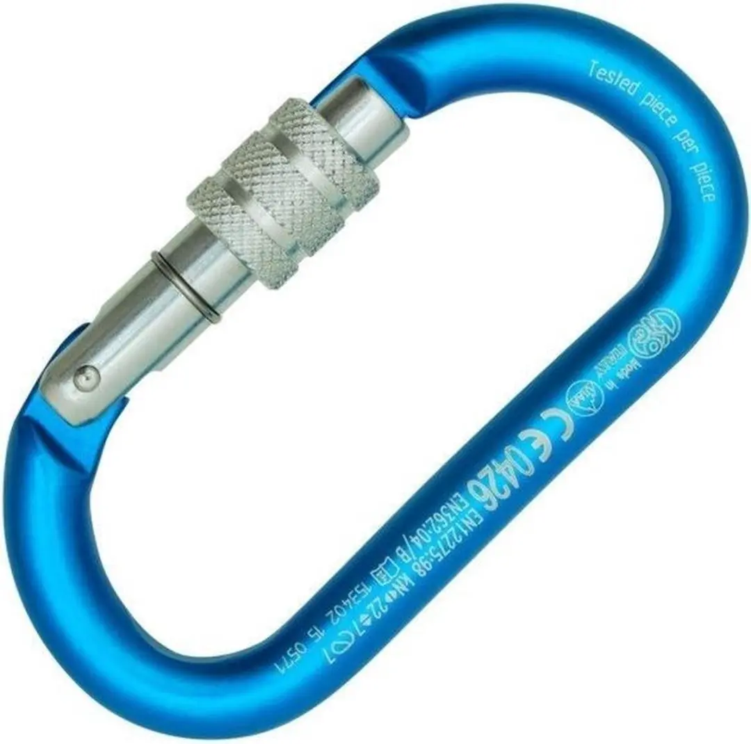 Kong Ovale Schroefkarabiner - Zwart - afbeelding 6 van 6