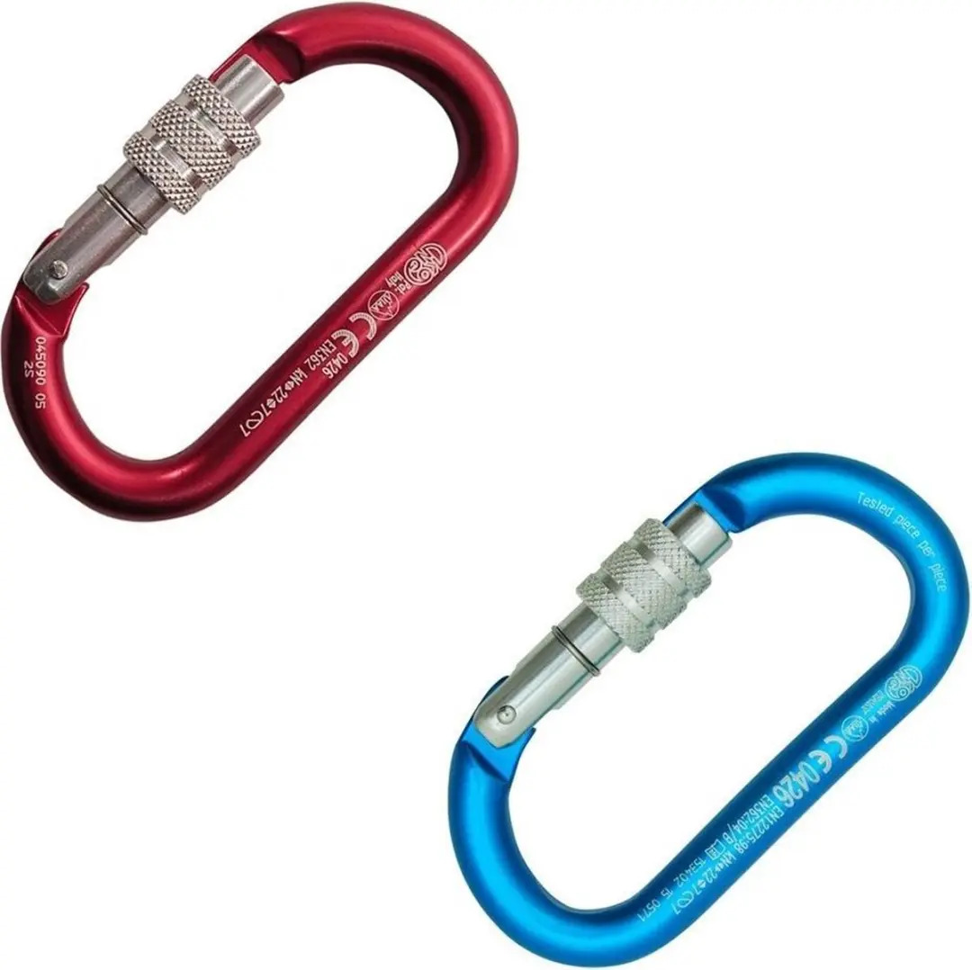 Kong Ovale Schroefkarabiner - Zwart - afbeelding 5 van 6