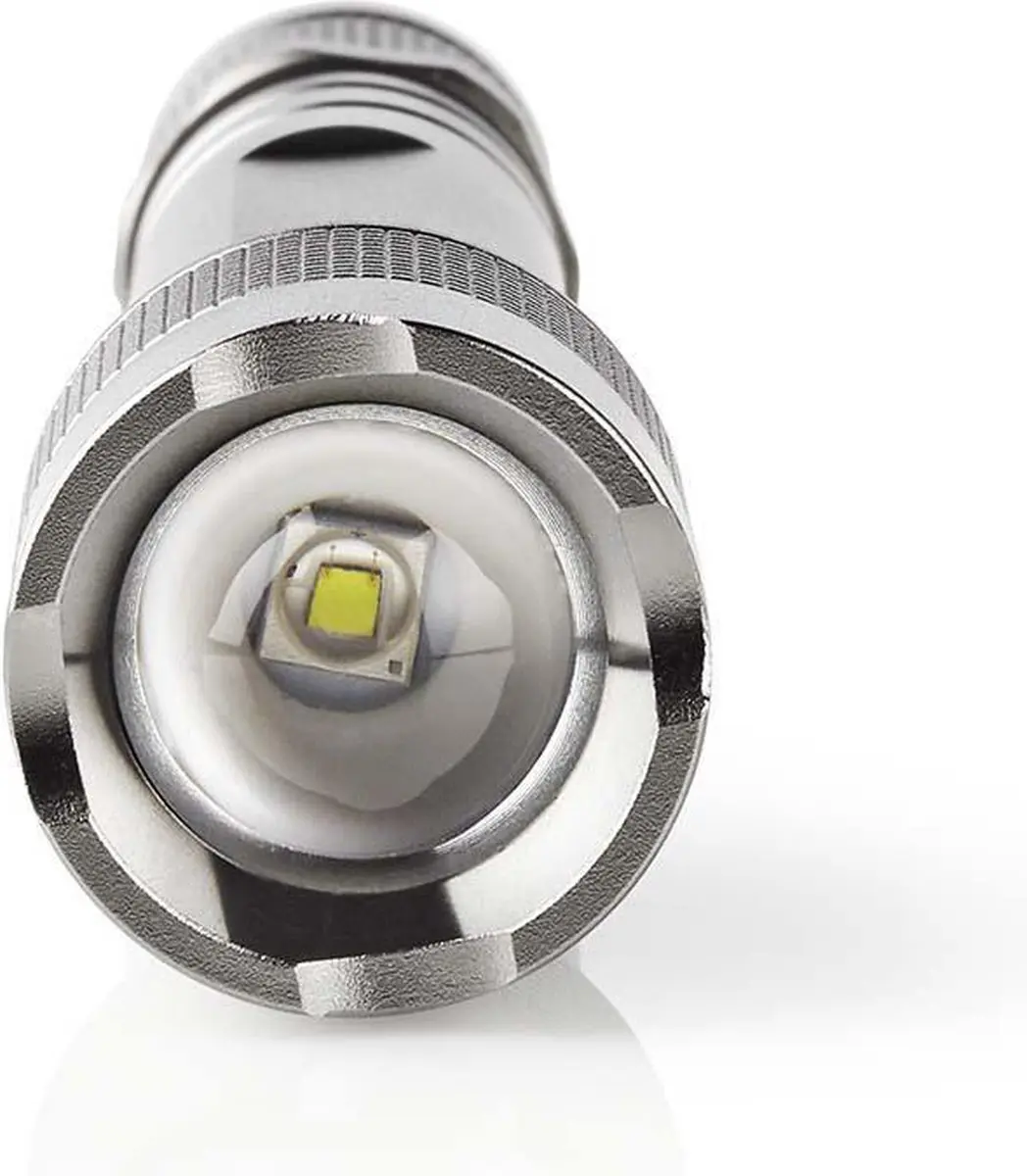 Nedis LED Zaklamp LTRH3WGY - 150lm - Zilver - afbeelding 4 van 6