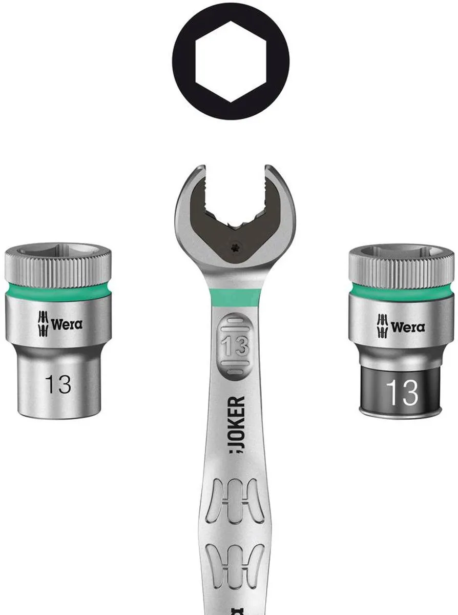 Wera 8790 HMC HF Zyklop Hand- en Machinedop 1/2" - 18x37mm