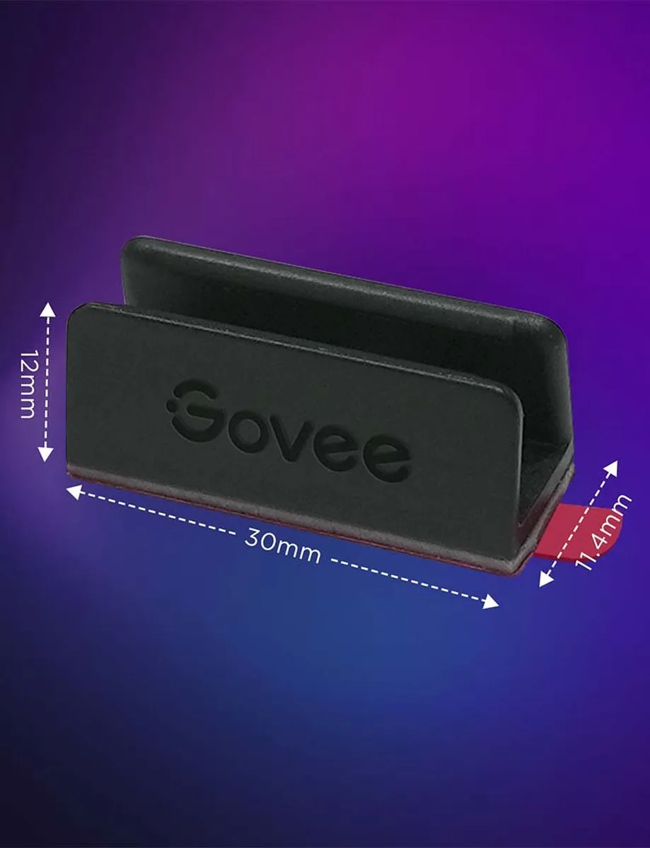 Govee Neon Rope Light 2 Bracket - 20 Stuks - Zwart