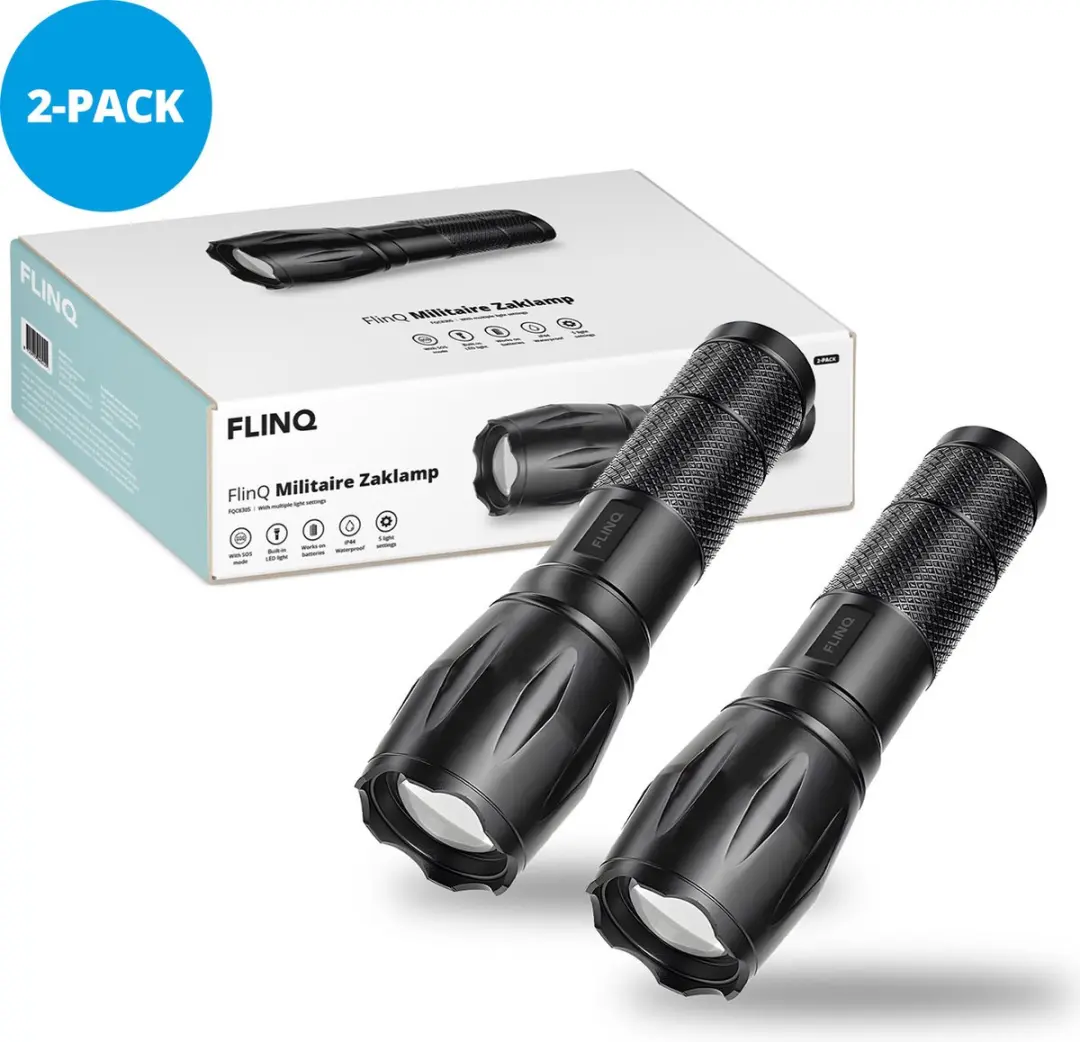 FlinQ militaire zaklamp