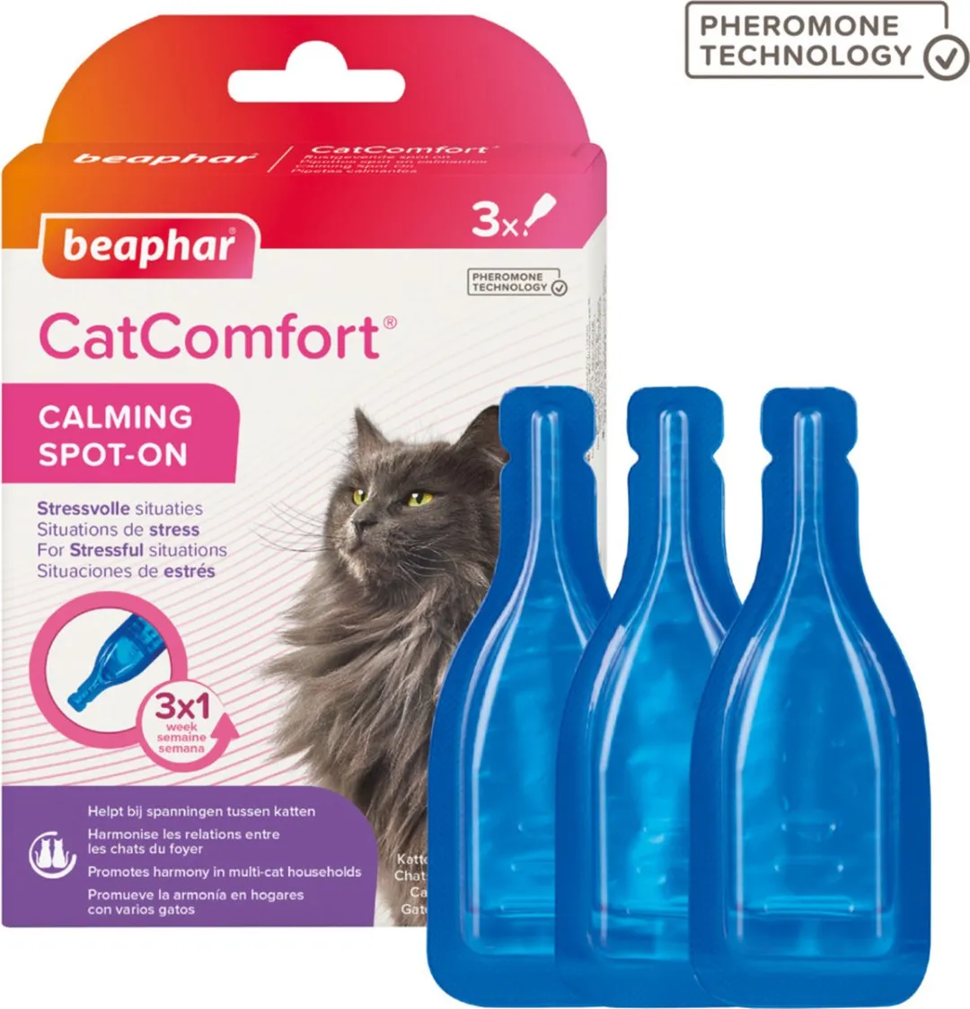 Beaphar CatComfort Rustgevende Spot-On - 3 Stuks