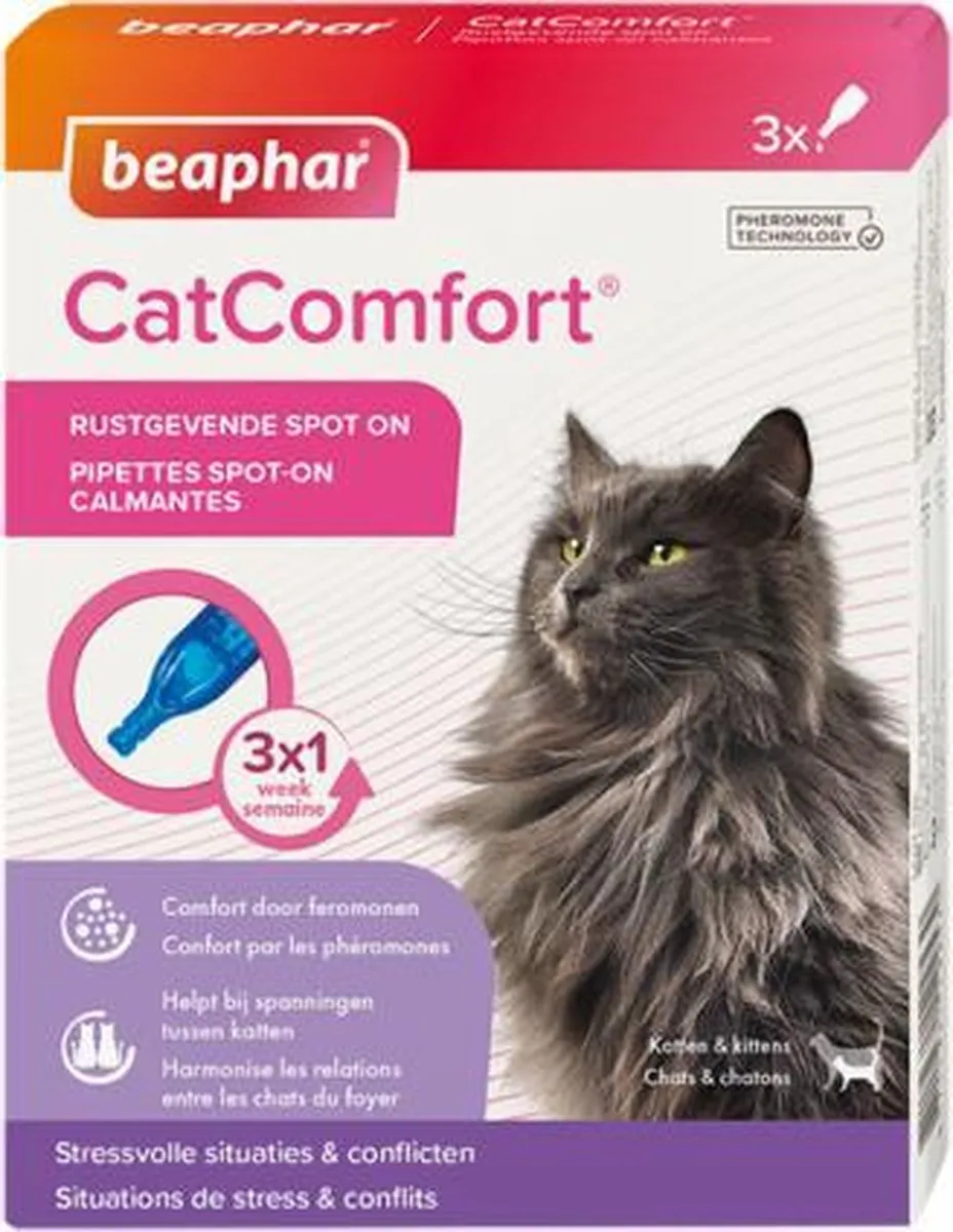 Beaphar CatComfort Rustgevende Spot-On - 3 Stuks - afbeelding 6 van 6