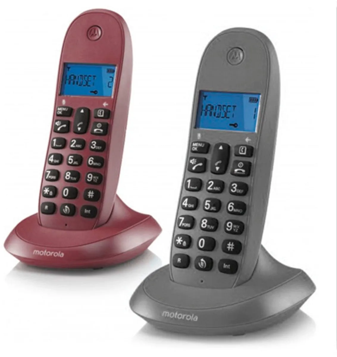 Motorola C1001L Duo DECT Telefoon - 2 Handsets - Zwart