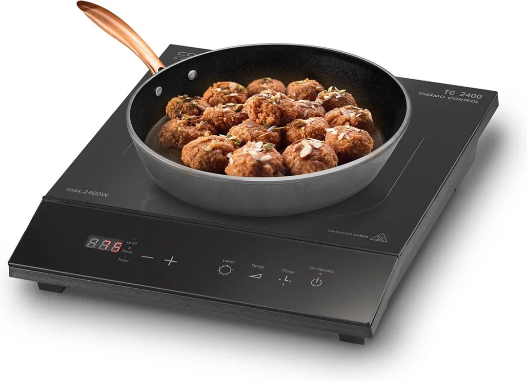 CASO TC2400 Enkele Inductieplaat 2400W - ThermoControl - Zwart