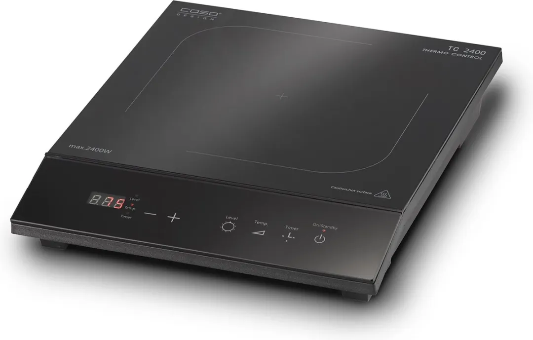 CASO TC2400 Enkele Inductieplaat 2400W - ThermoControl - Zwart