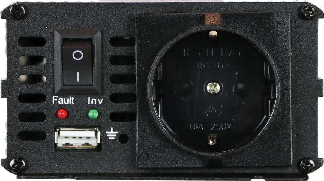 Carpoint Omvormer 12V naar 230V 150W - USB 2.1A - afbeelding 2 van 6