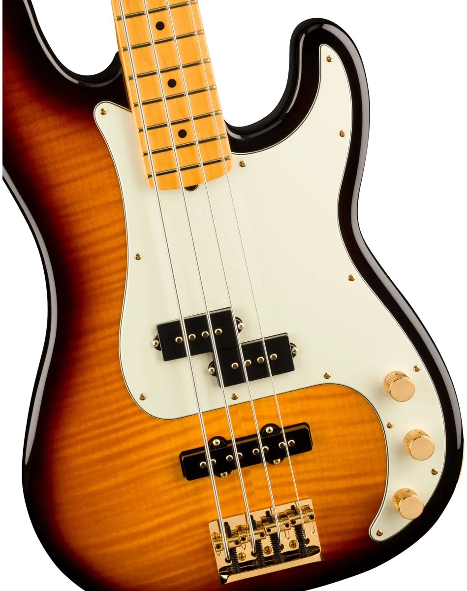 Fender 75th Anniversary American Professional II PJ Bass RW 2-Color Sunburst - Elektrische basgitaar