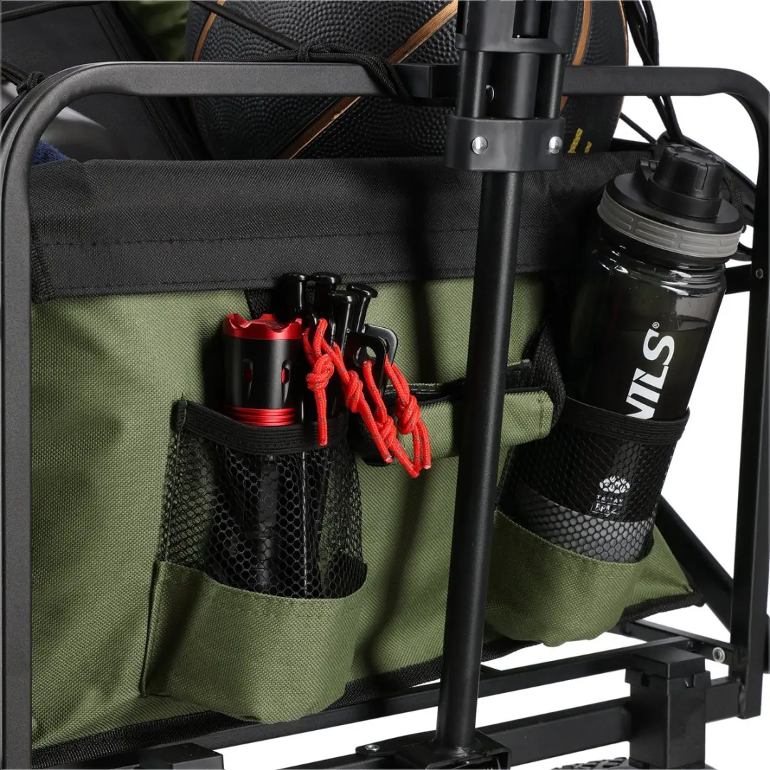 NILS Camp Opvouwbare Bolderkar NC2602 - 150L - Groen - afbeelding 5 van 6