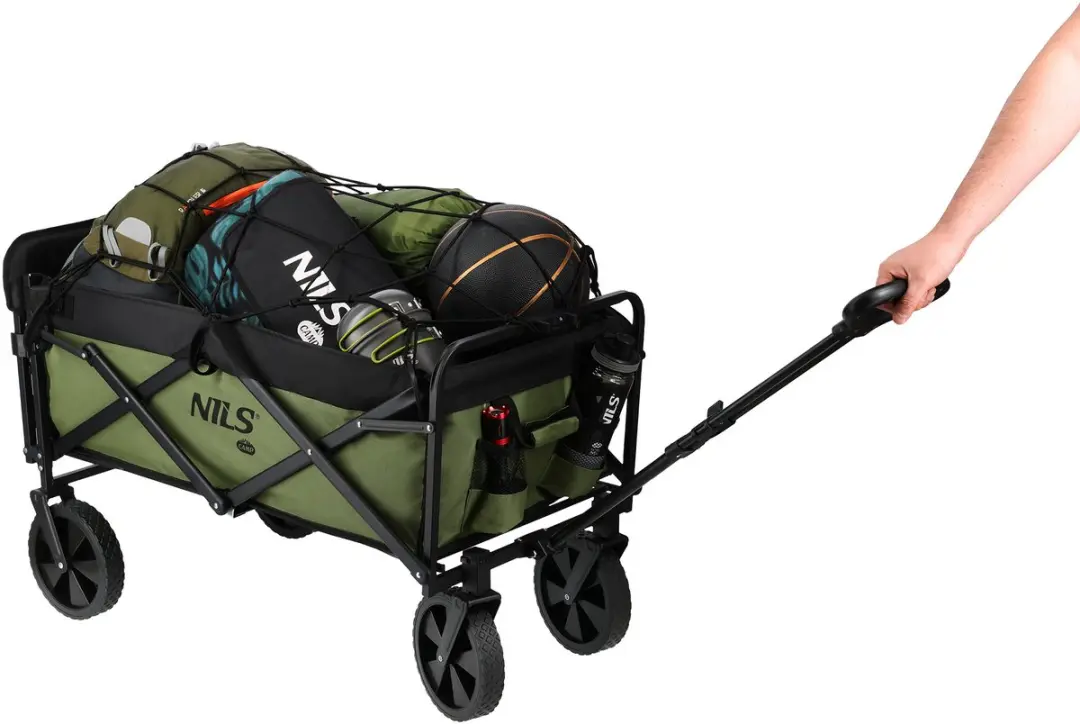 NILS Camp Opvouwbare Bolderkar NC2602 - 150L - Groen - afbeelding 3 van 6
