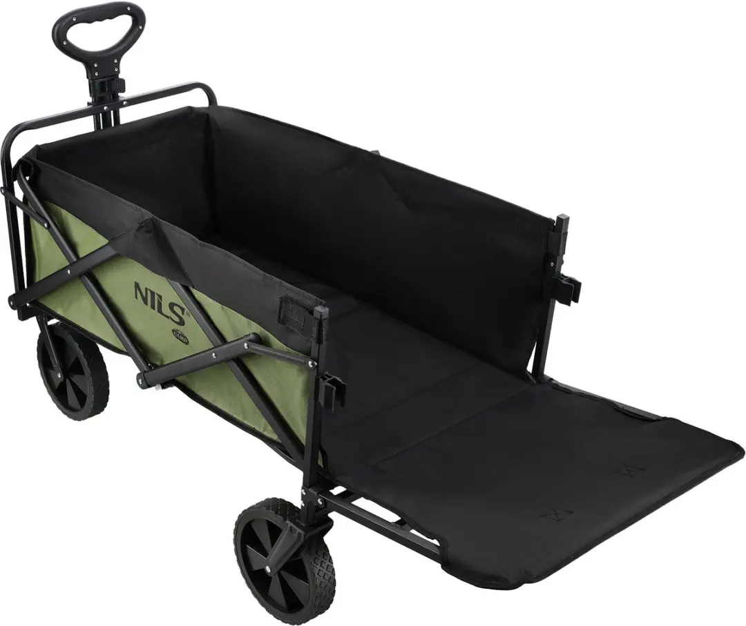 NILS Camp Opvouwbare Bolderkar NC2602 - 150L - Groen - afbeelding 2 van 6