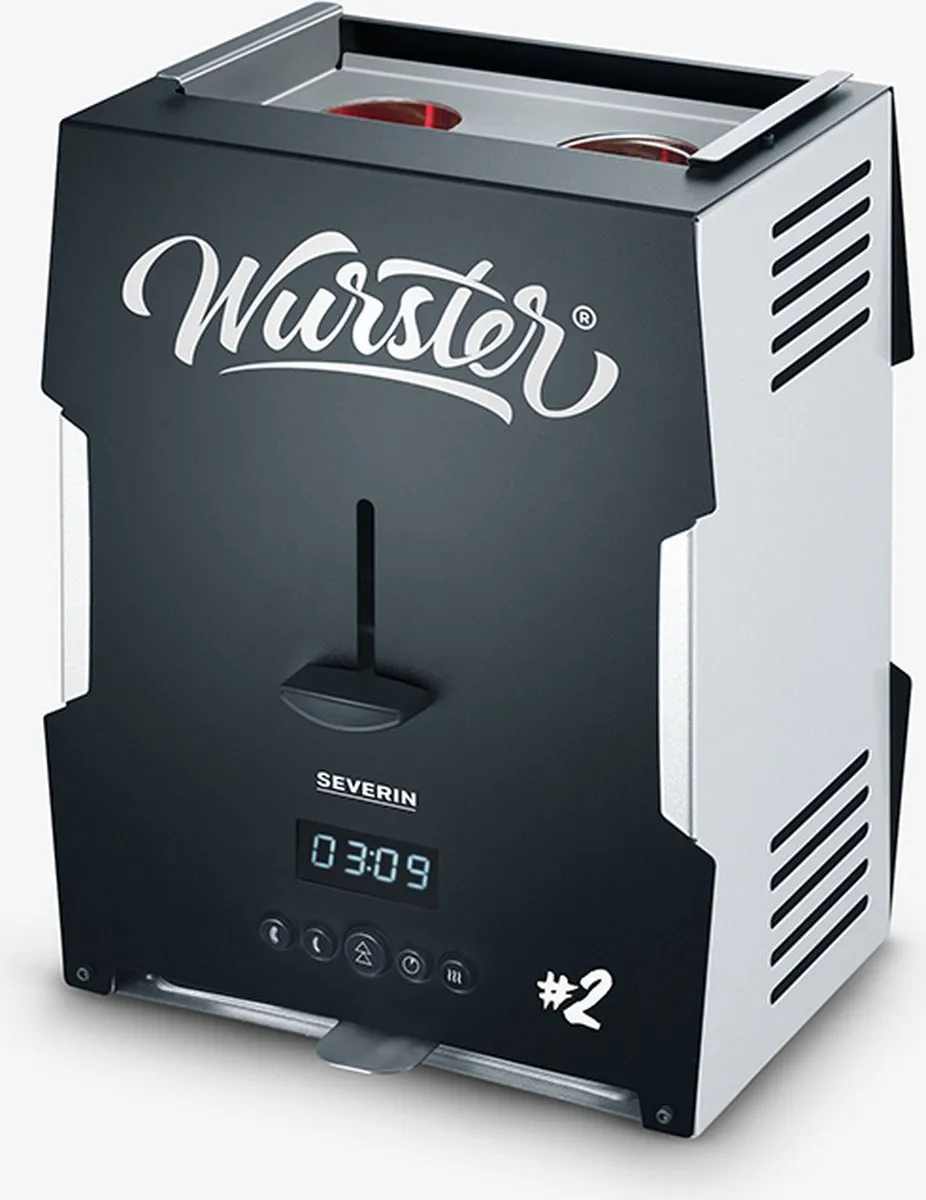 Severin WT 5005 Wurster Griller 2000W - Zwart/Grijs