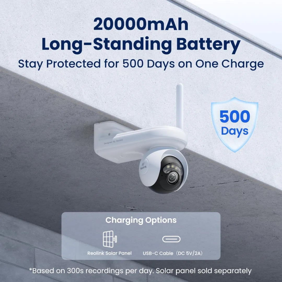 Reolink Altas PT Ultra 4K Beveiligingscamera - Wit