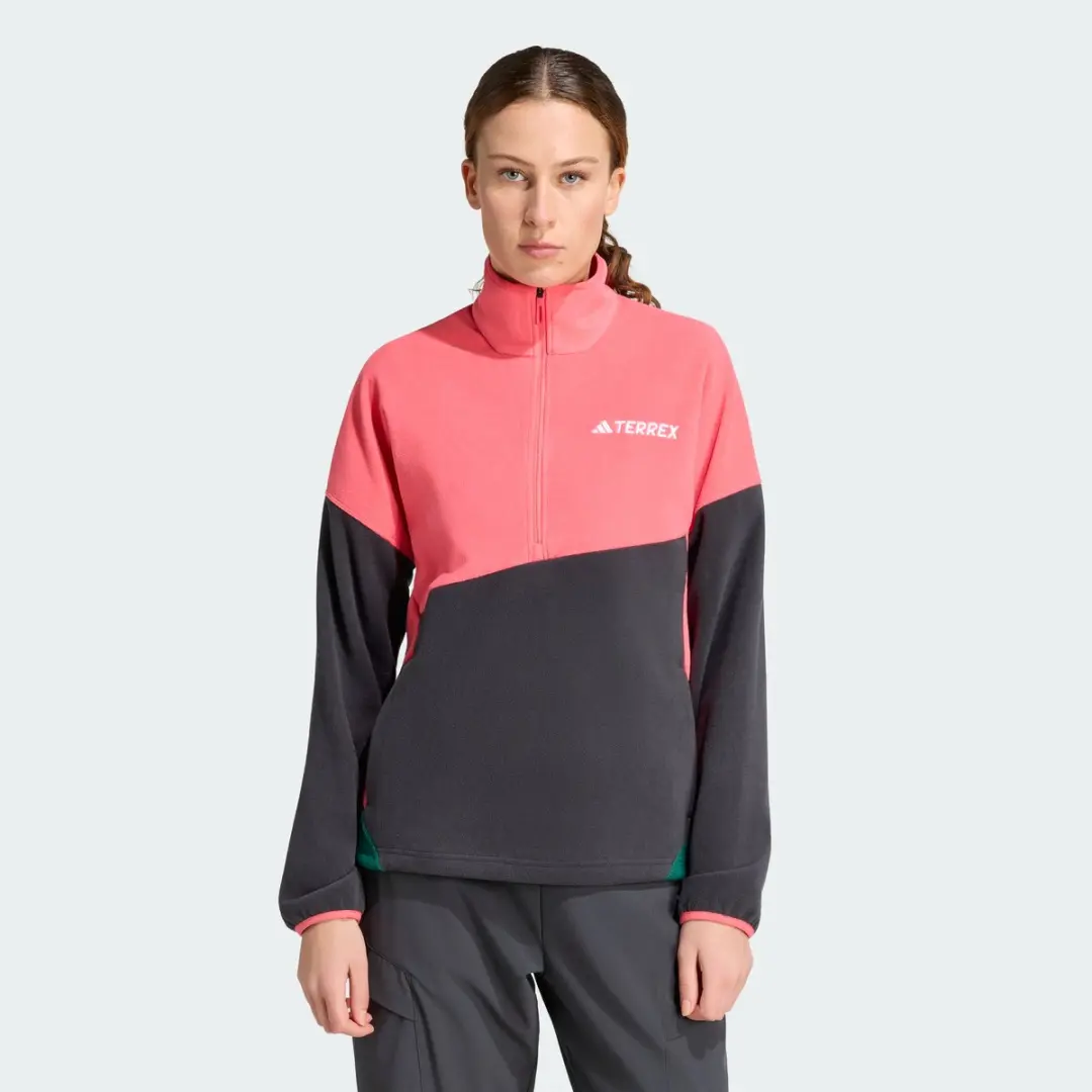 adidas Terrex Multi Climawarm Fleece Anorak - Dames - Roze - afbeelding 6 van 6