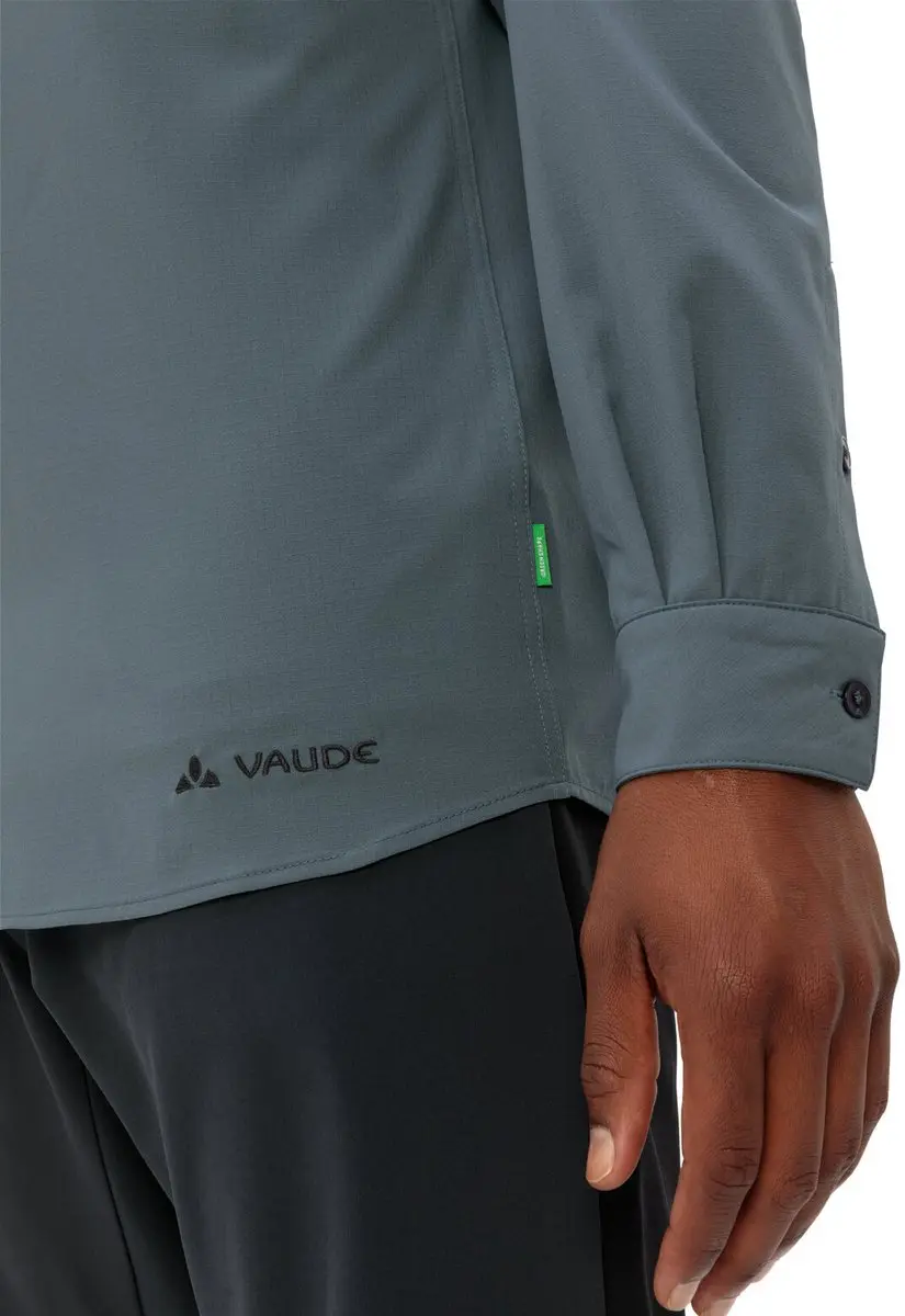 VAUDE Rosemoor II Shirt met Lange Mouwen Heren - Heron - afbeelding 3 van 6
