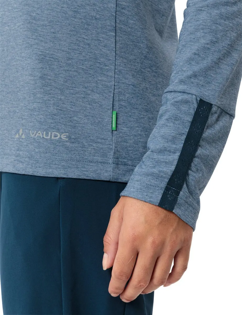 VAUDE Skomer III Dames-T-shirt Lange Mouwen - Shore Blue - 34 - afbeelding 4 van 6