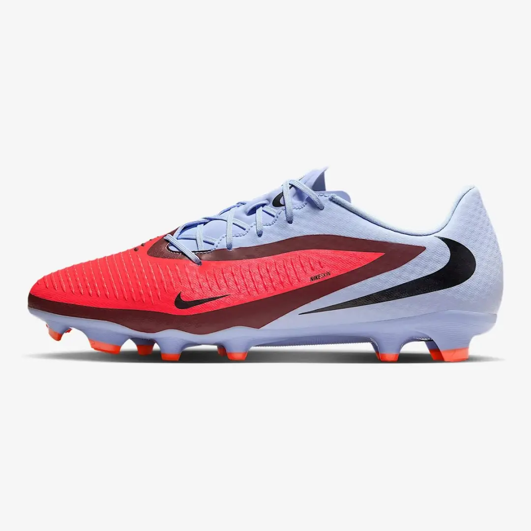Nike Phantom 6 Academy Voetbalschoenen - FG/MG - Blauw/Rood - afbeelding 6 van 6