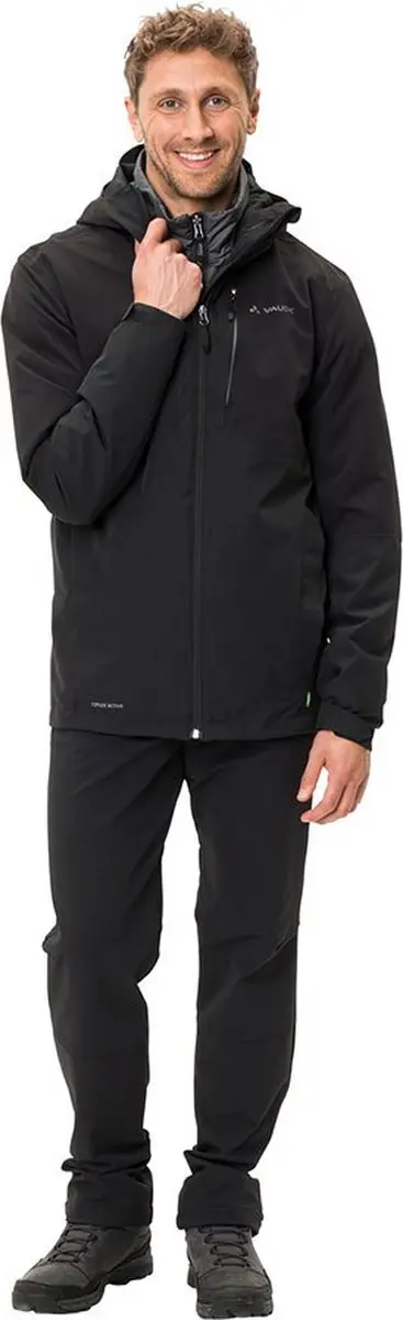 VAUDE Miskanti 3in1 Wandeljas - Zwart - 3XL - afbeelding 5 van 6