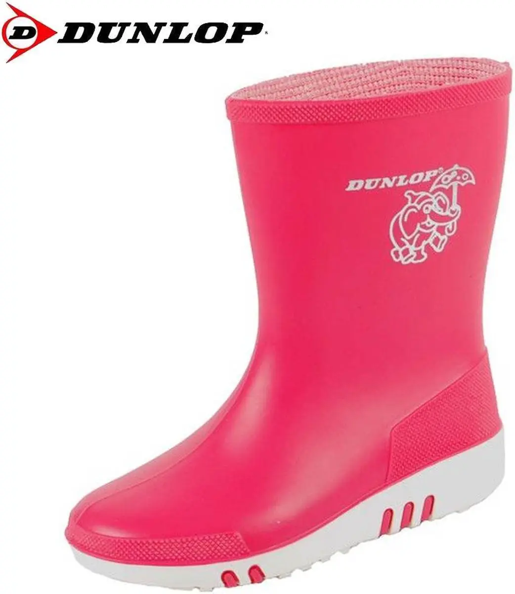 Dunlop Kinder Regenlaarzen - Roze - Maat 30 - afbeelding 2 van 6