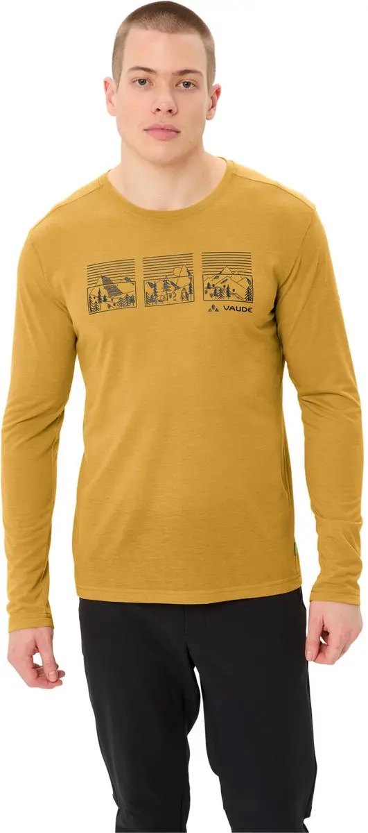 Vaude Rosemoor III T-shirt Lange Mouwen - Savanna - M - afbeelding 6 van 6