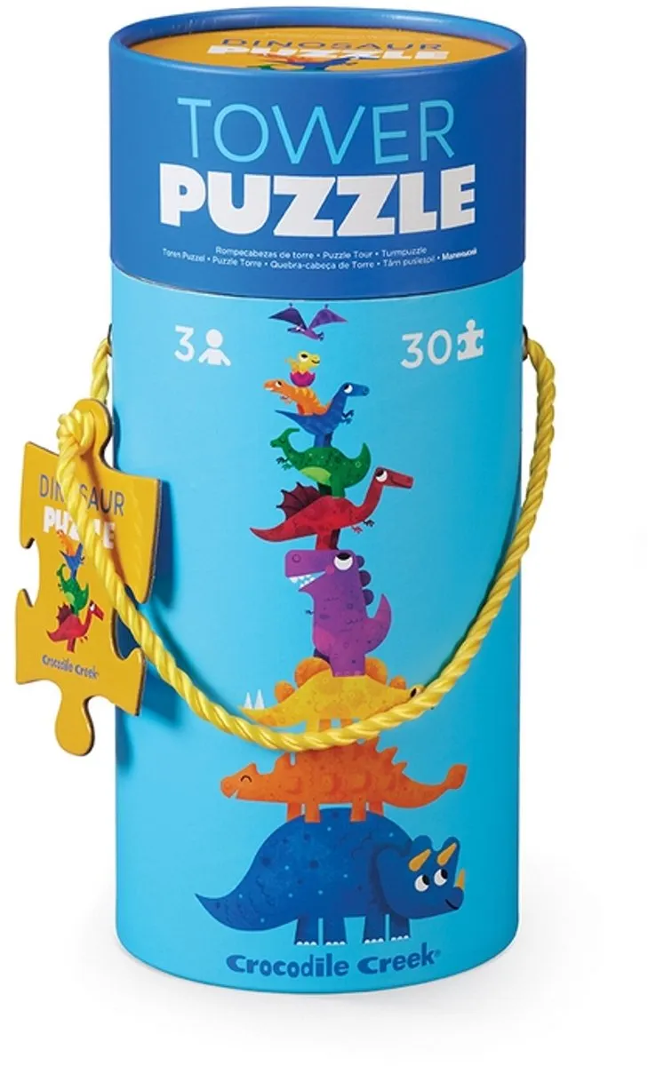 Crocodile Creek Torenpuzzel Dinosaur 30 Stuks