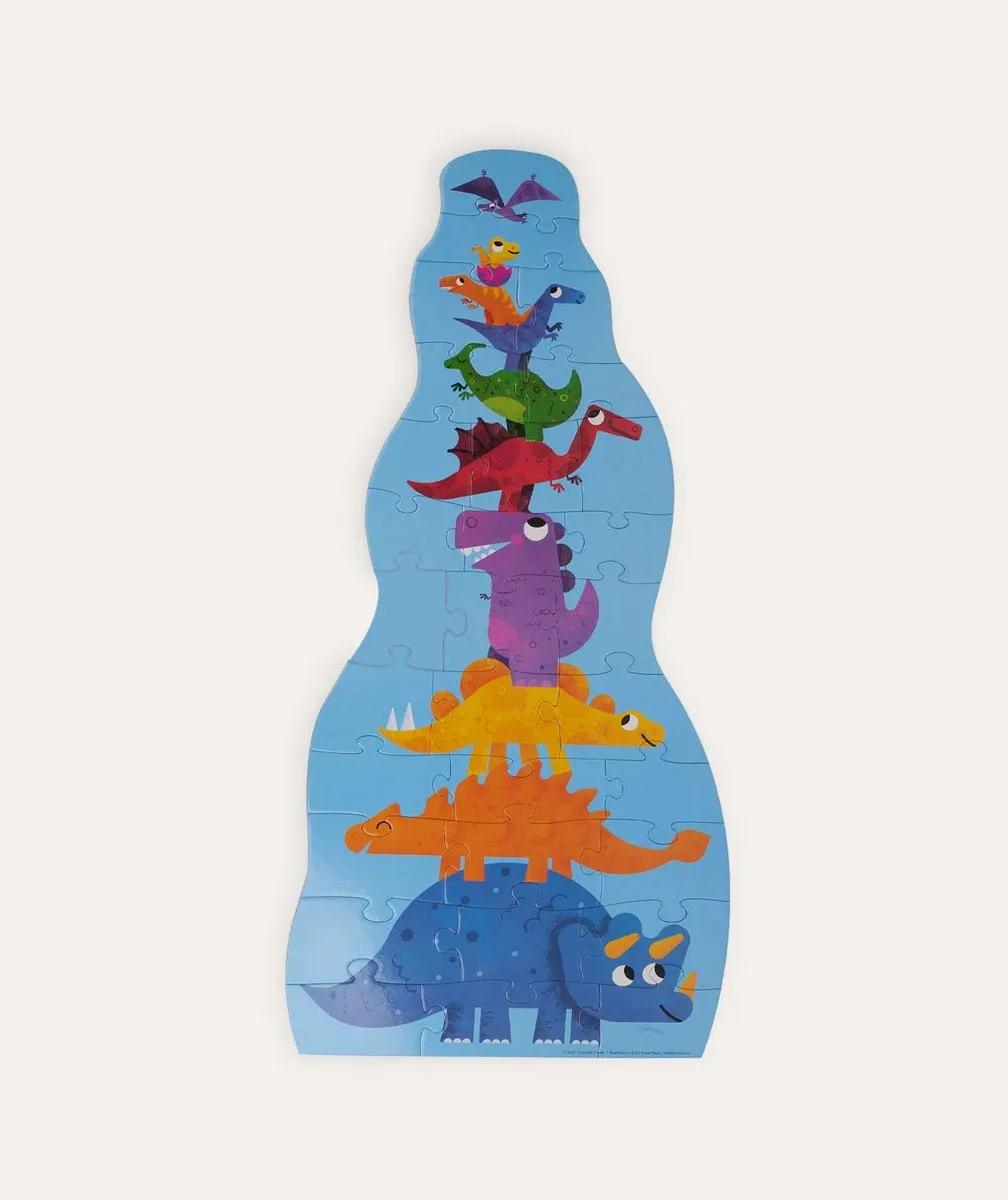 Crocodile Creek Torenpuzzel Dinosaur 30 Stuks - Multicolor