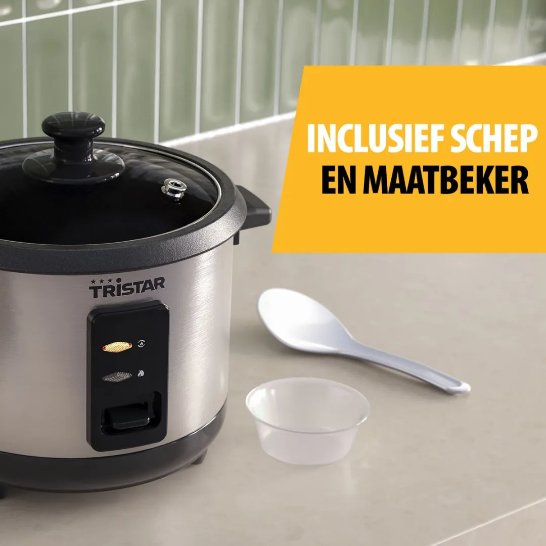 Tristar RK-6146 Rijstkoker 1L - RVS