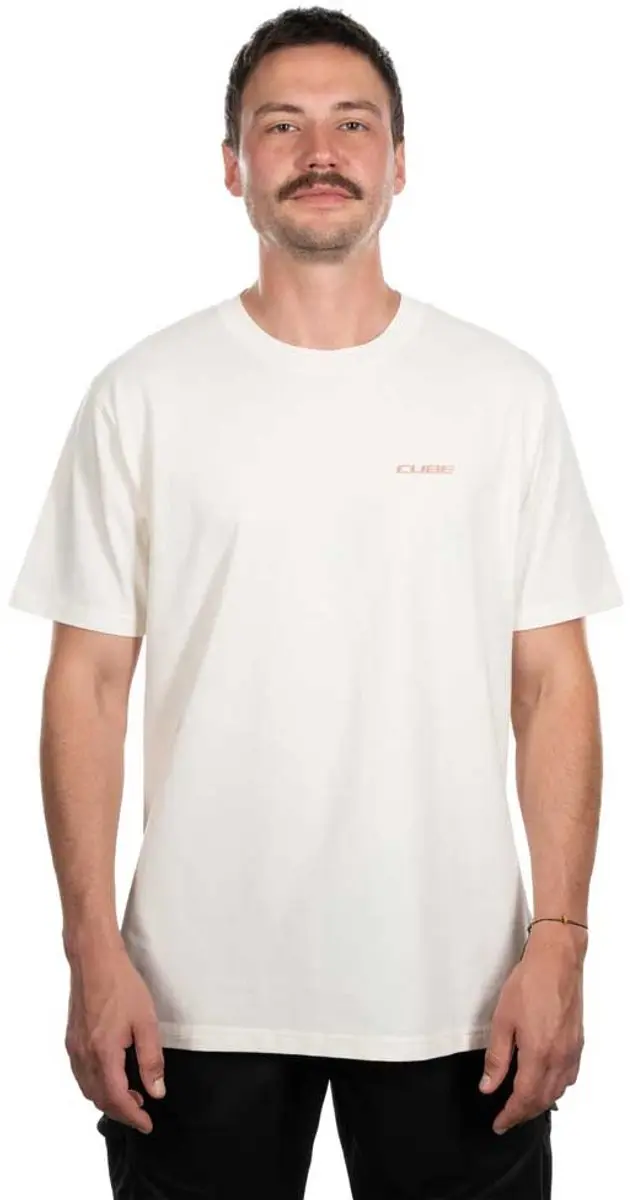 Cube Whip Session Gty Fit T-shirt Met Korte Mouwen Wit 3XL Man