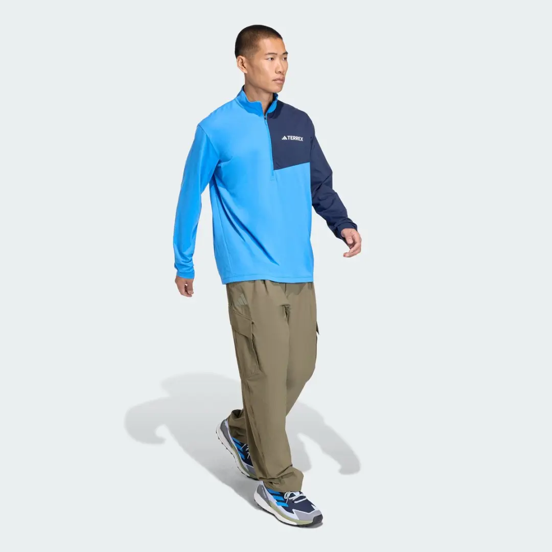 adidas Terrex Multi Climacool Longsleeve Heren - Blauw - afbeelding 4 van 6