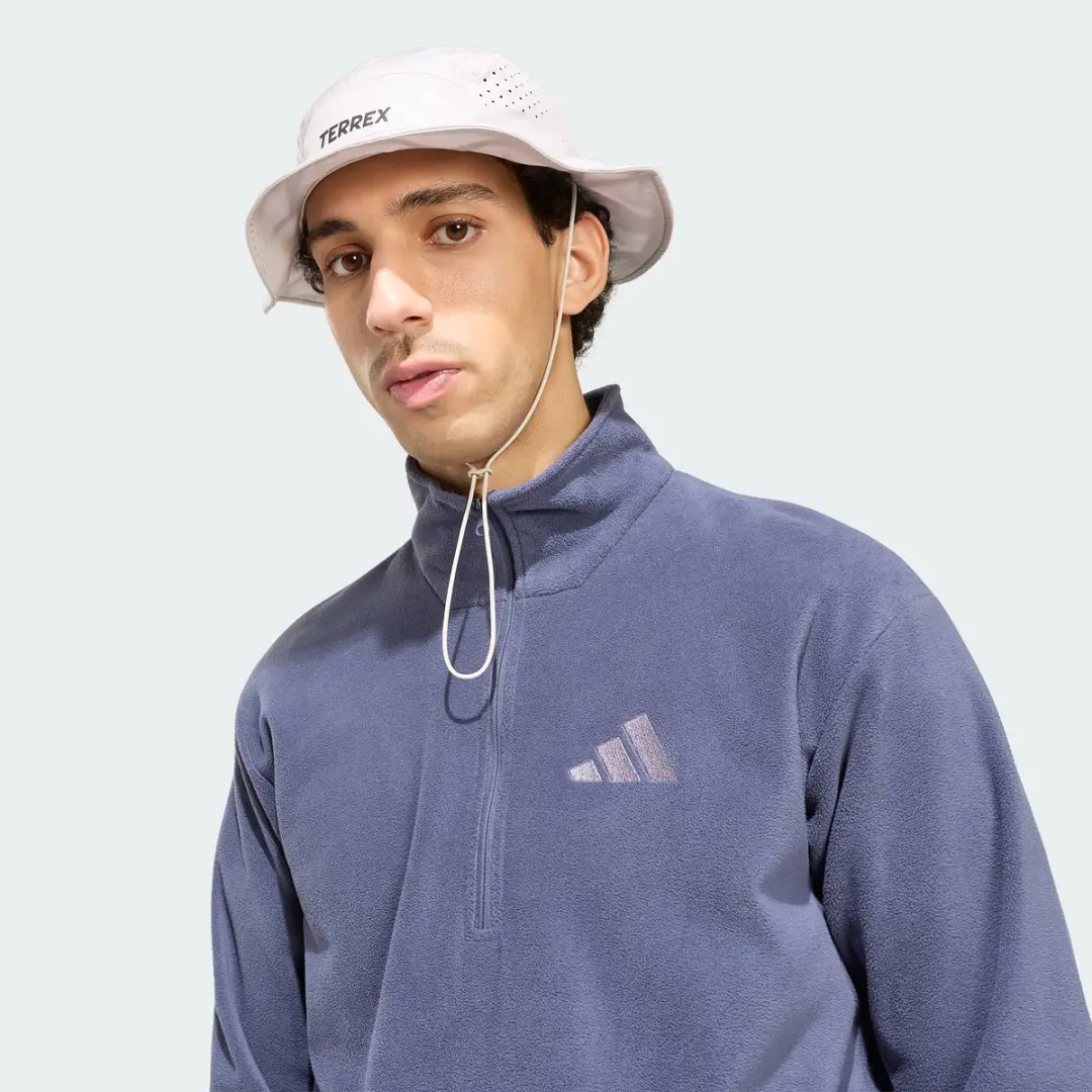 adidas Terrex Multi Essentials Fleece Half Zip - Blauw - afbeelding 5 van 6