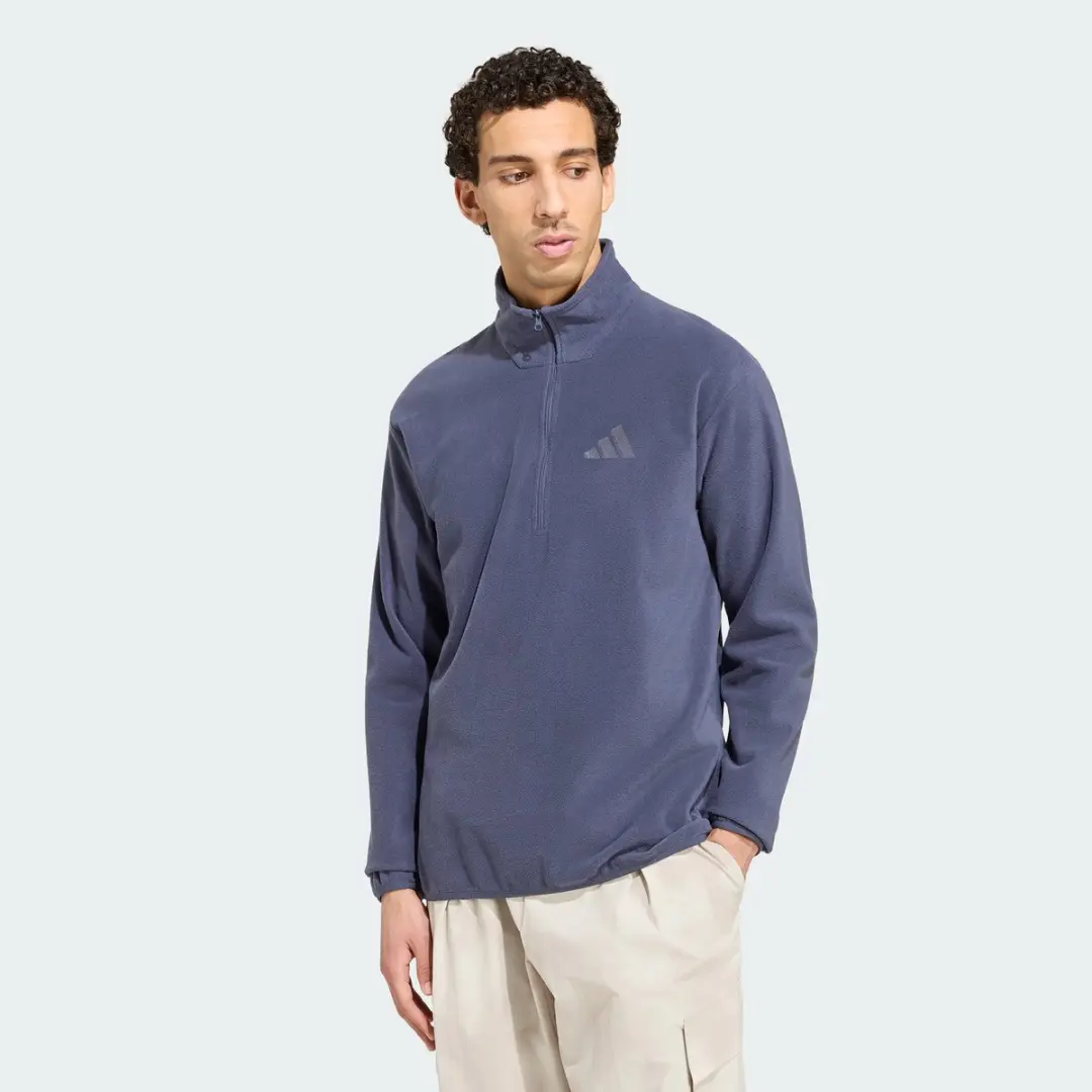 adidas Terrex Multi Essentials Fleece Half Zip - Blauw - afbeelding 3 van 6