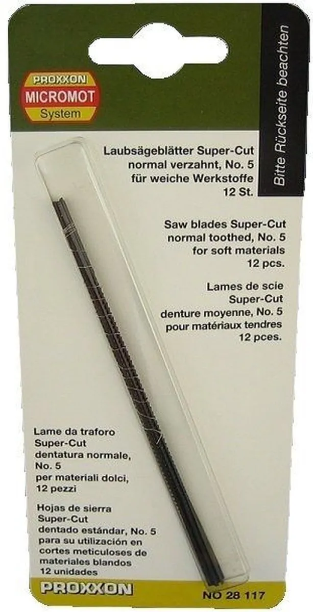 Proxxon Super-cut Fijnzaagbladen 12 Stuks