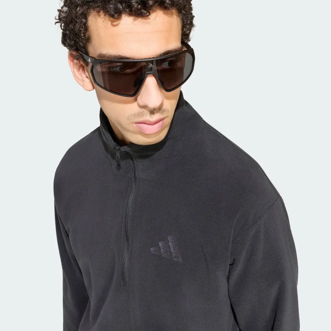 Adidas Terrex Multi Essentials Half Zip Fleece - Zwart - afbeelding 3 van 6