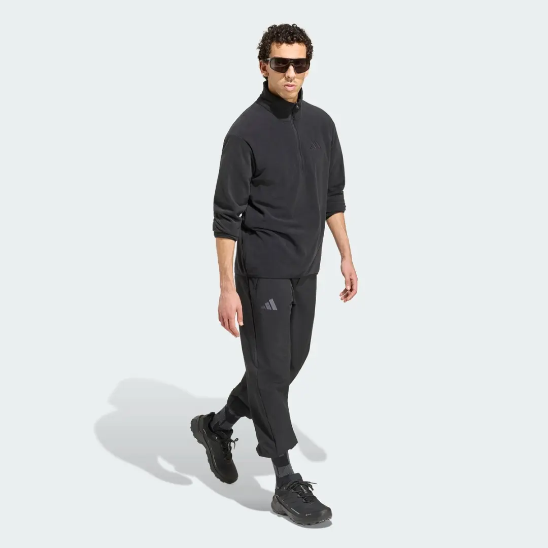 Adidas Terrex Multi Essentials Half Zip Fleece - Zwart - afbeelding 4 van 6