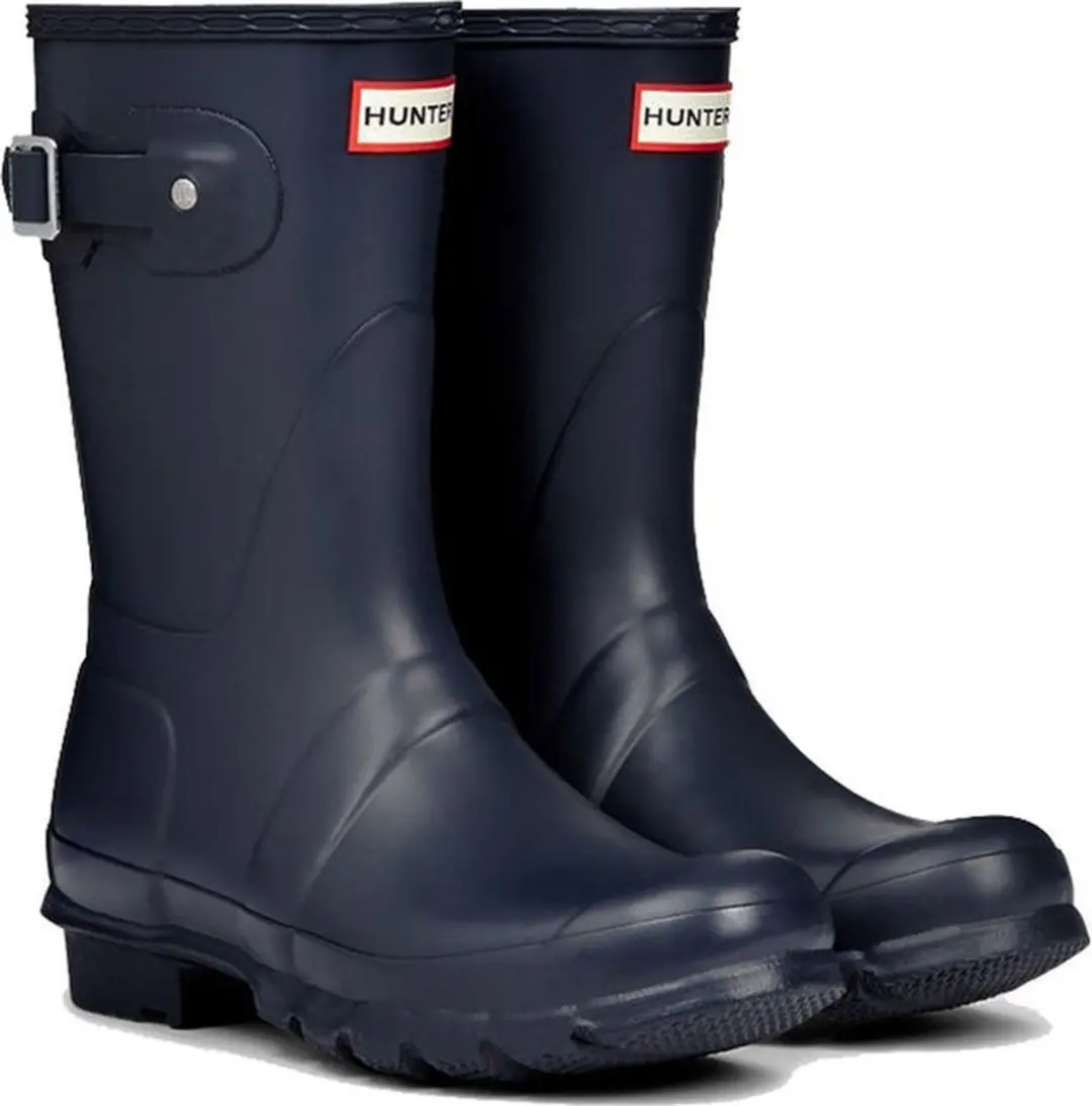 Hunter Original Short Regenlaarzen - Marineblauw - 39 - afbeelding 2 van 6