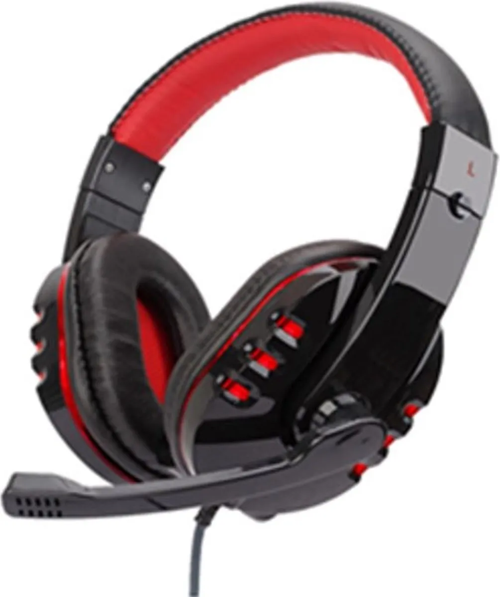Grundig No Fear Gaming Headset - Zwart/Rood