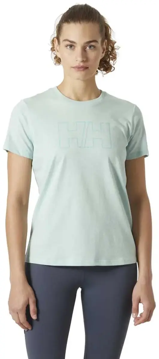 Helly Hansen Tech Logo Dames T-shirt - Lagoon - XS - afbeelding 6 van 6