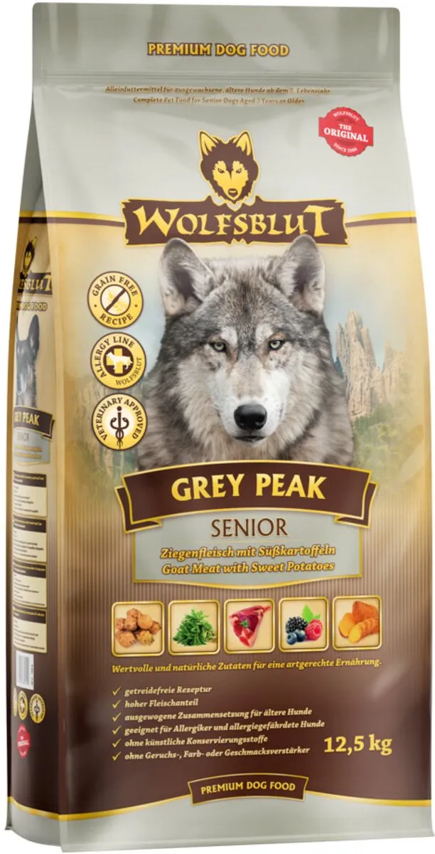 Wolfsblut Grain Free Senior Grey Peak 12,5kg