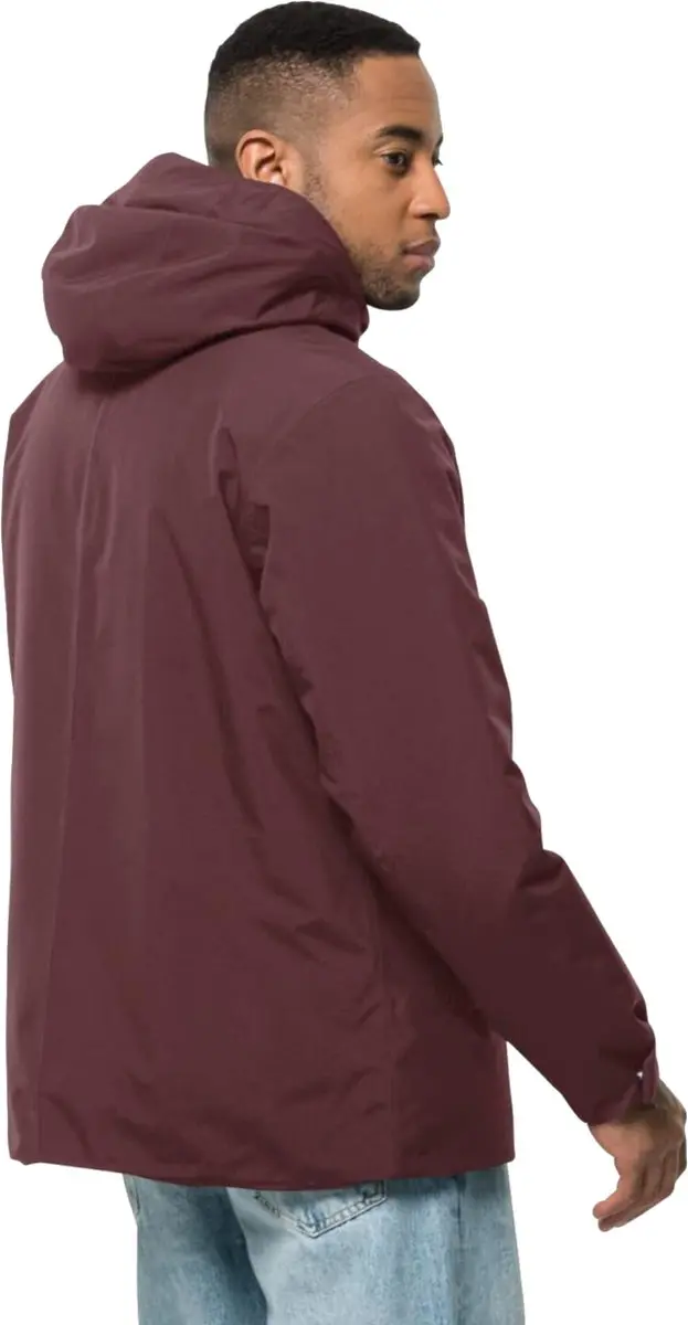 Jack Wolfskin Tempelhof Jkt M Jasje - Kastanjebruin - XXL - afbeelding 3 van 4