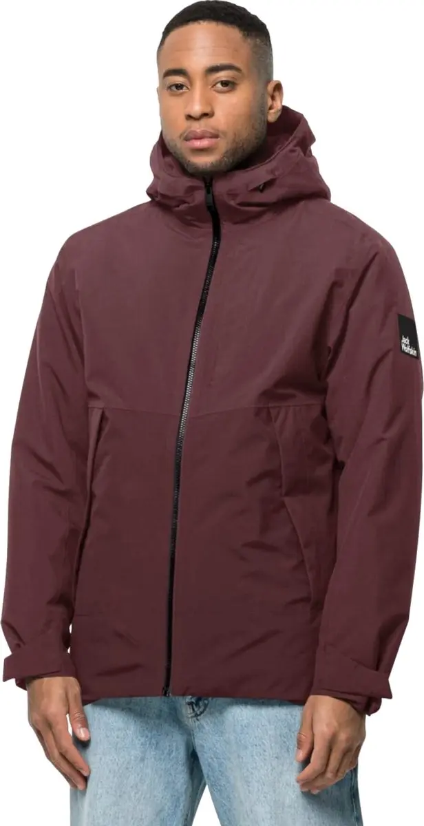 Jack Wolfskin Tempelhof Jkt M Jasje - Kastanjebruin - XXL - afbeelding 2 van 4