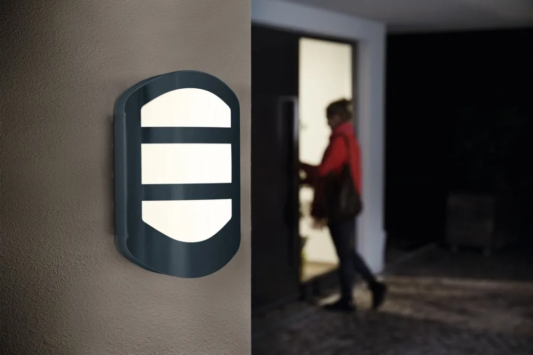 Osram Endura Style Plate Wandlamp 12W - Donkergrijs