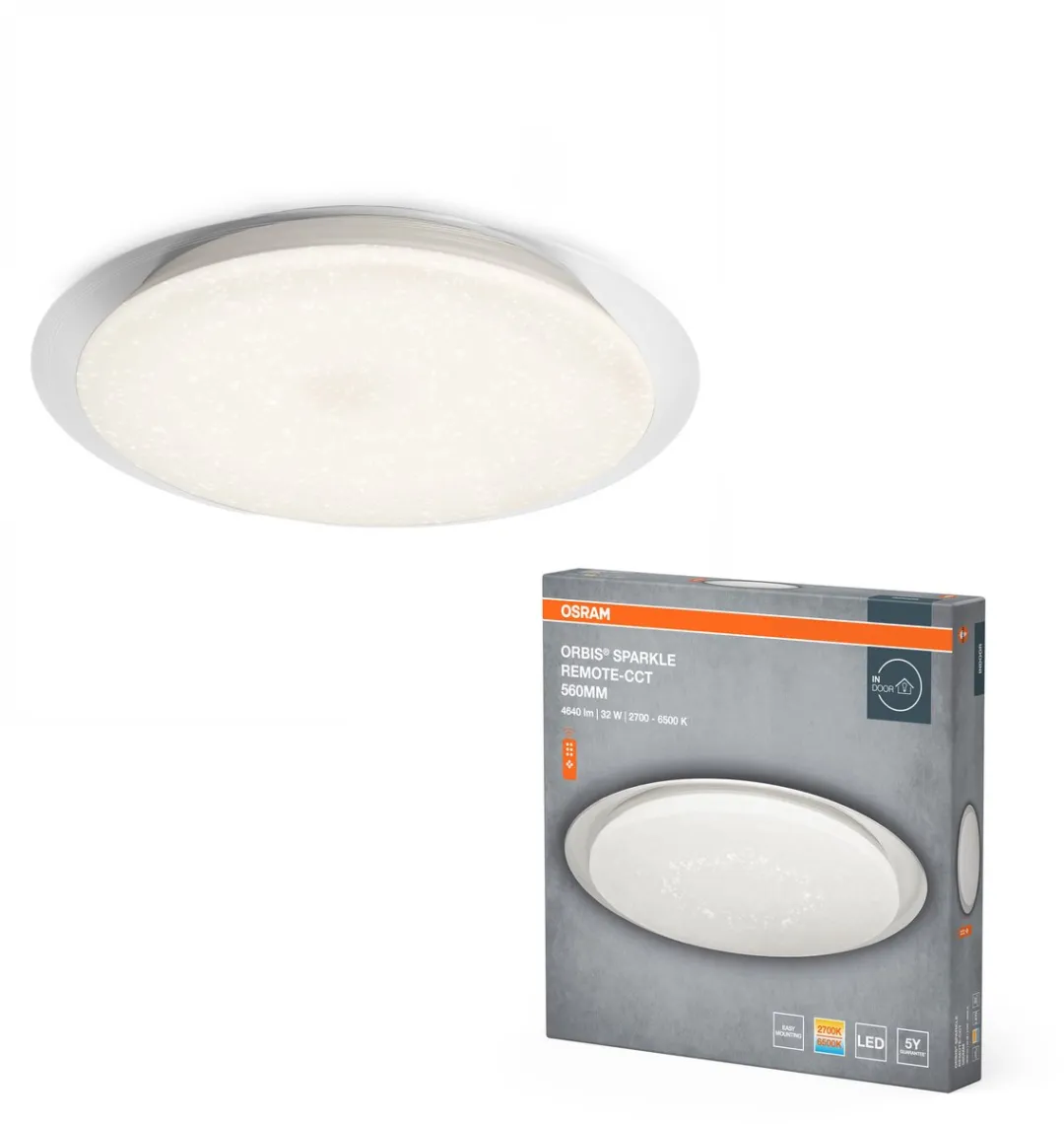 Osram Orbis Sparkle LED Plafondlamp 560mm - Wit 3000K