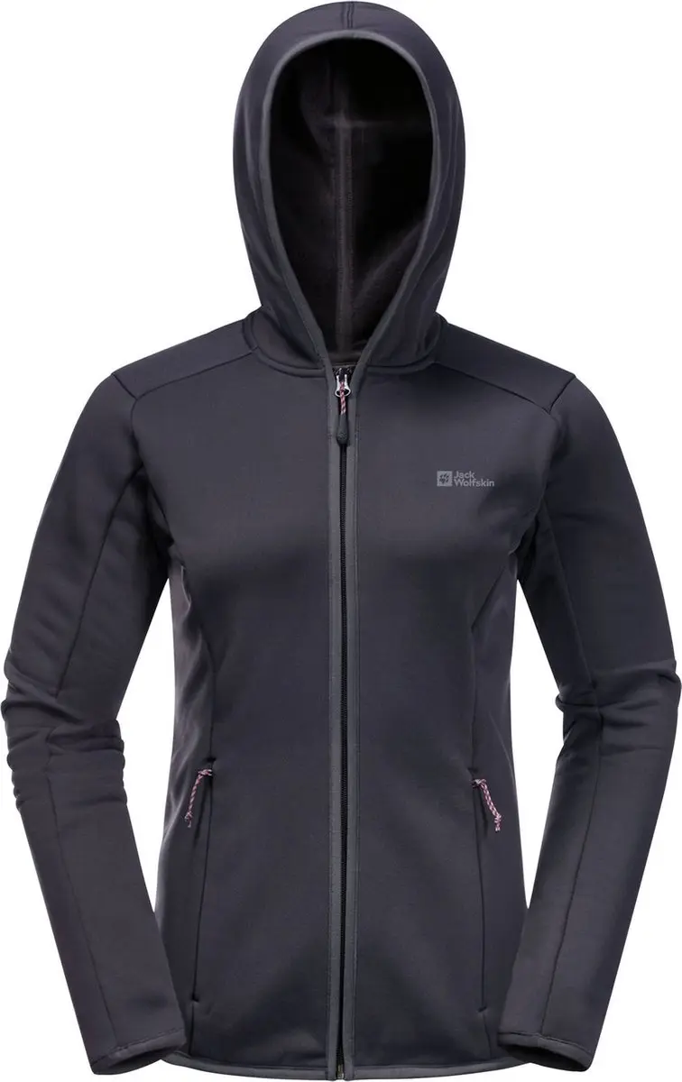 Jack Wolfskin Baiselberg Hooded FZ Outdoorvest Dames - afbeelding 2 van 2