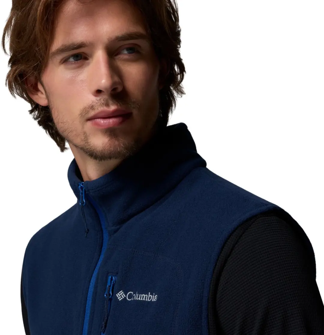 Columbia Fast Trek Fleece Vest Heren - Collegiate Navy - afbeelding 6 van 6
