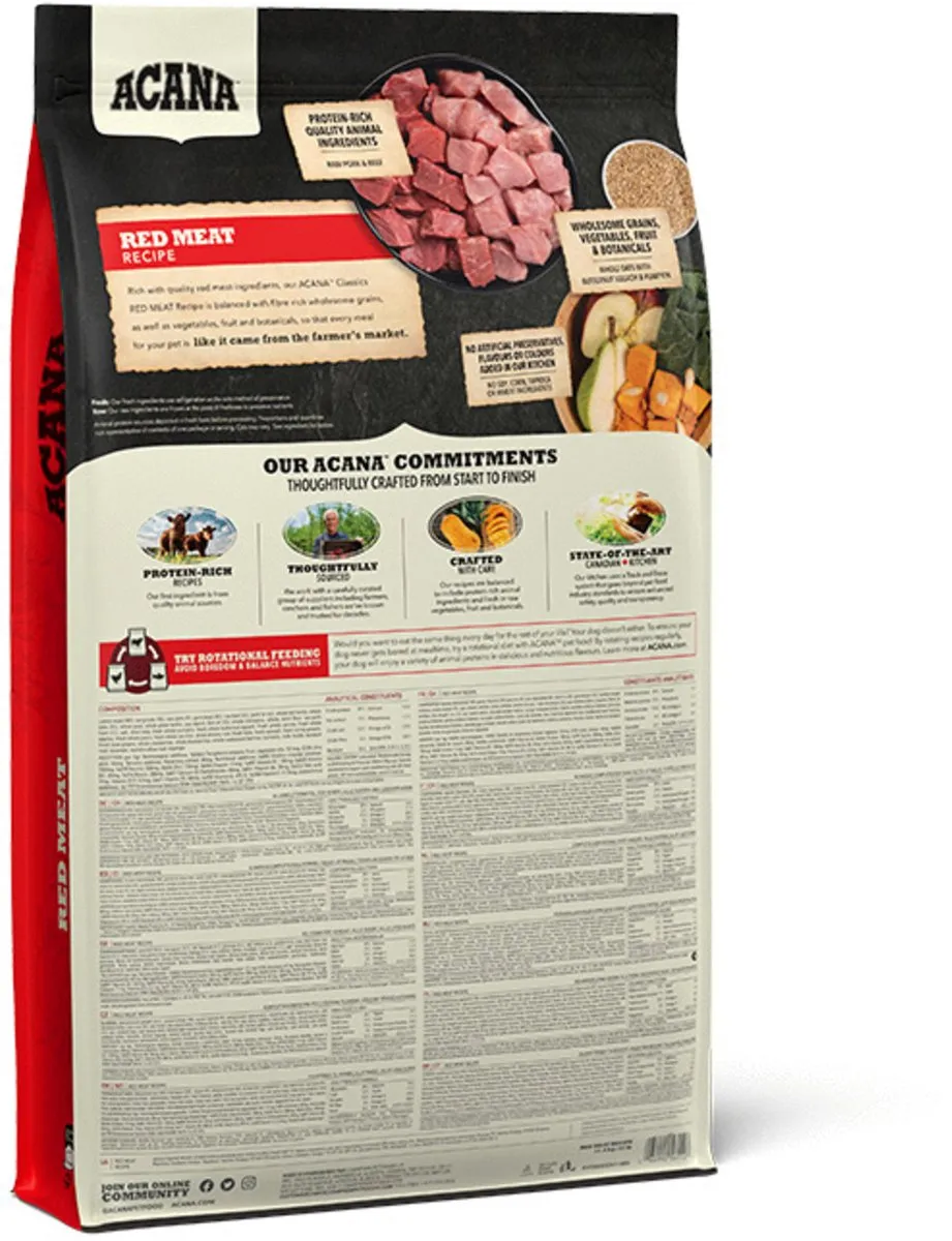 Acana Classics Classic Red Hondenvoer Brokken 9.7kg