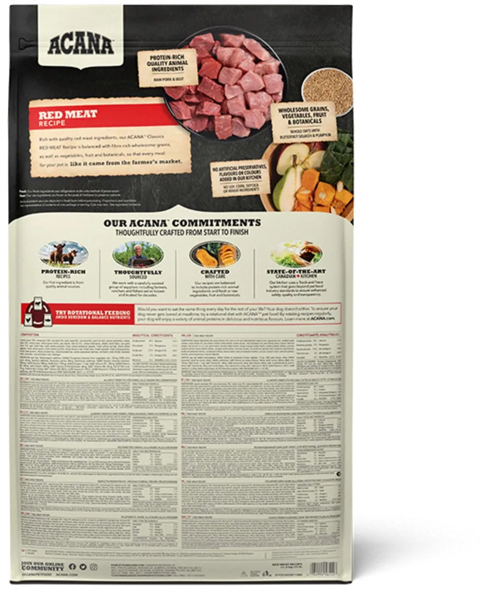 Acana Classics Classic Red Hondenvoer Brokken 9.7kg
