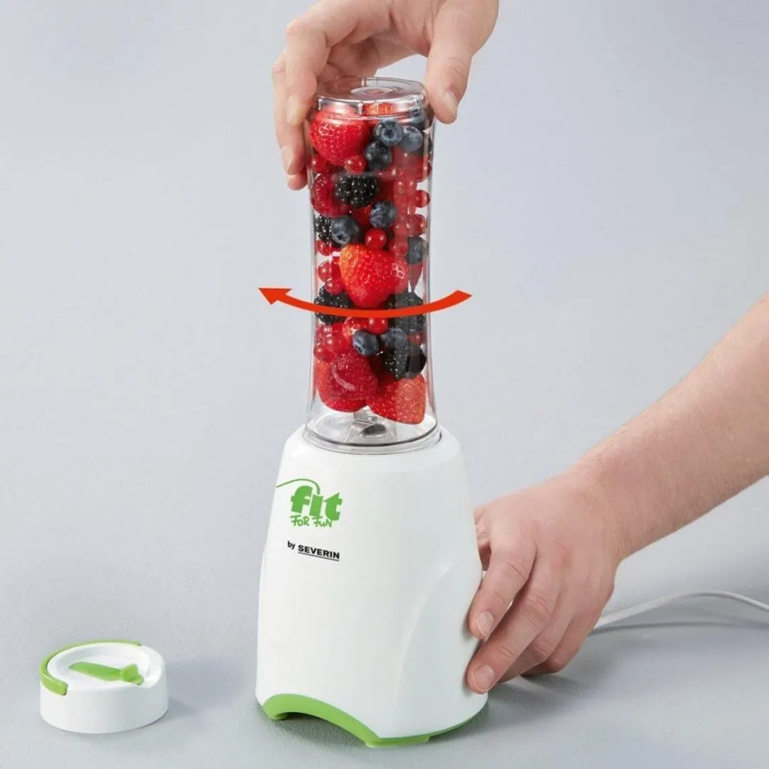Severin SM 3735 Smoothie Mixer - 300W - Wit-groen - afbeelding 6 van 6
