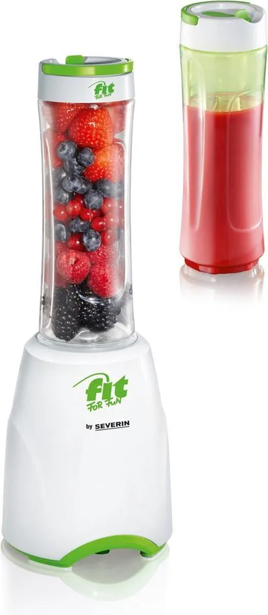 Severin SM 3735 Smoothie Mixer - 300W - Wit-groen