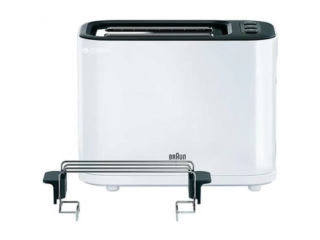 Braun PurEase HT 3010WH Broodrooster - 2 Sandwiches - Wit - afbeelding 6 van 6
